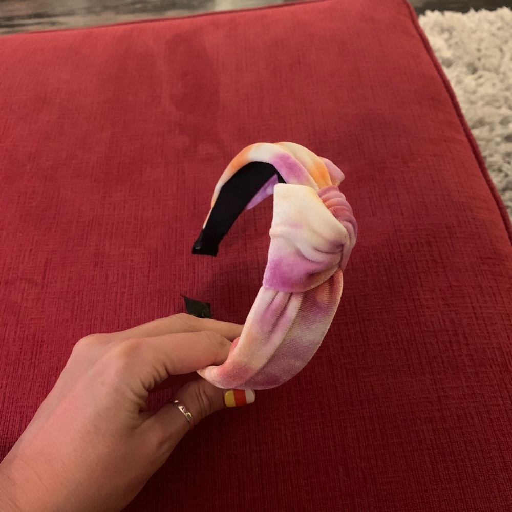 Tie dye knot headband
